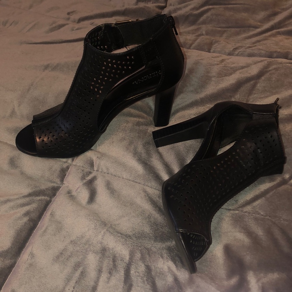 Black Strappy Sandals